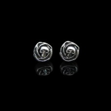 316L Stainless Steel Skull Earrings - TE08